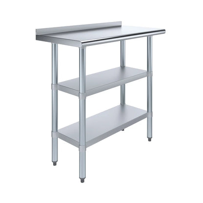 Table de préparation en acier inoxydabl